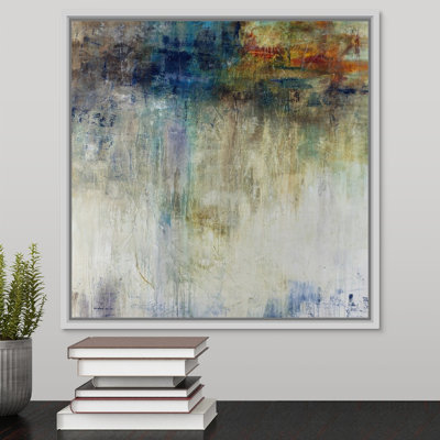 « crépuscule point », peinture sur toile