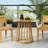 Outdoor Round Top Acacia Wood Dining Table,Round Bistro Table