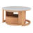 Round Nesting Coffee Table With Drawer