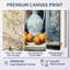Vase à fleurs oranges campagne - Décoration murale fleurs-97021214-109483052-119771404