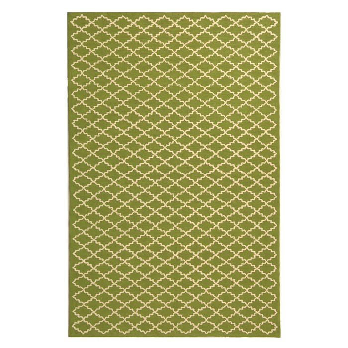 Fullerton Hand Hooked Cotton Pile Geometric Rug