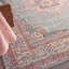 Tapis oriental gris et rose Abbate-1842805447