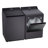 LG Ultra Large Capacity Rear Control Gas Dryer with EasyLoad, Door, AI Sensing and TurboSteam, Matte Black, 7.3 cu. ft.