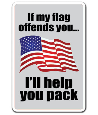 If My Flag Offends You Decal