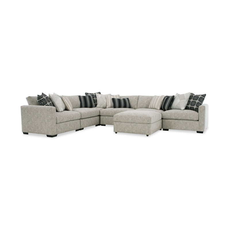 Rainier Modular Sectional, Drusky Beige Performance