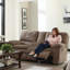 Causeuse inclinable avec accoudoirs coussinés 81,5 po Reyes-48124855-48124854