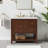 Zoe 36'' Single Bathroom Vanity Base Only in Walnut Finish
