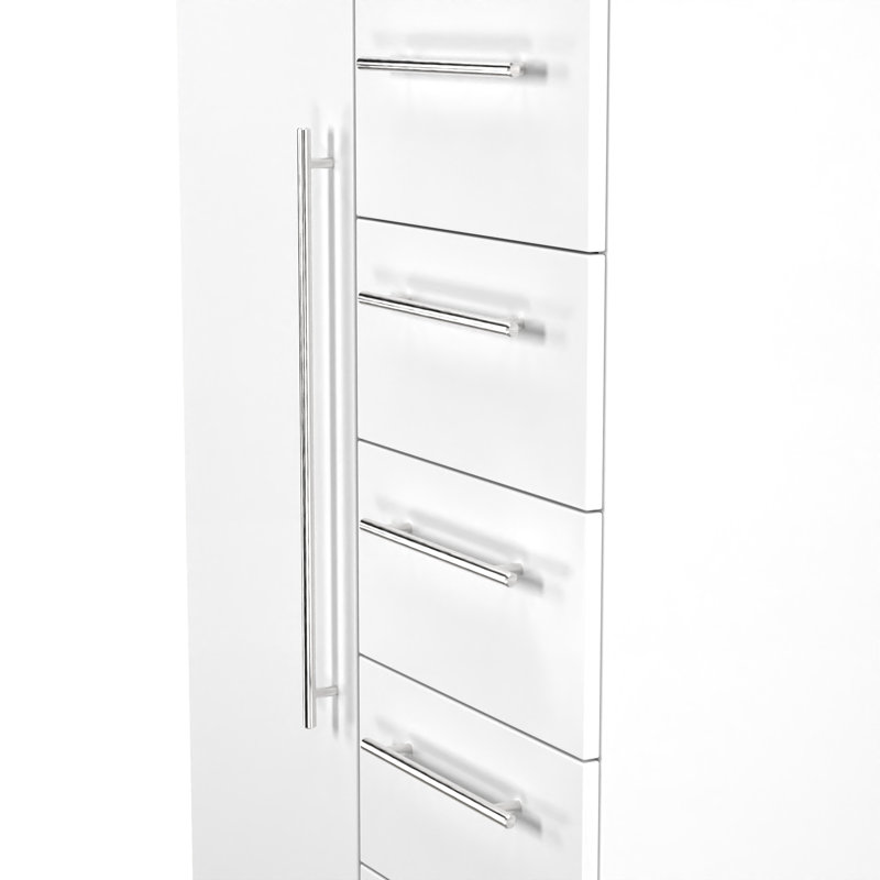 Taevyn Manufactured Wood Wardrobe, White