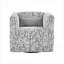 Fauteuil d'appoint pivotant à 360 degrés Modern Jacquard