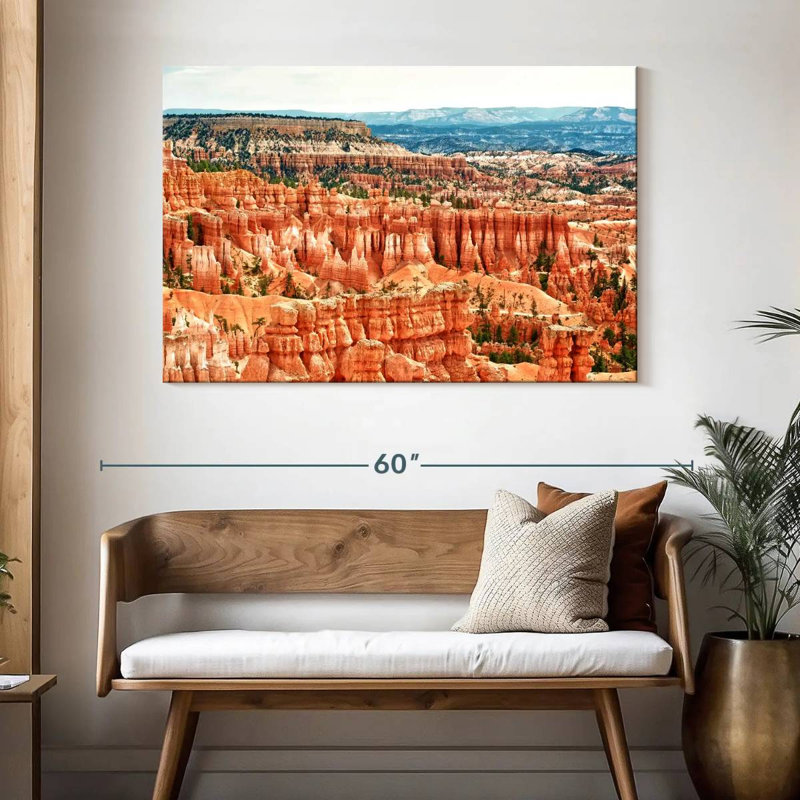 Vue matinale d'Alvord Bryce Canyon, H 32 po x l 48 po