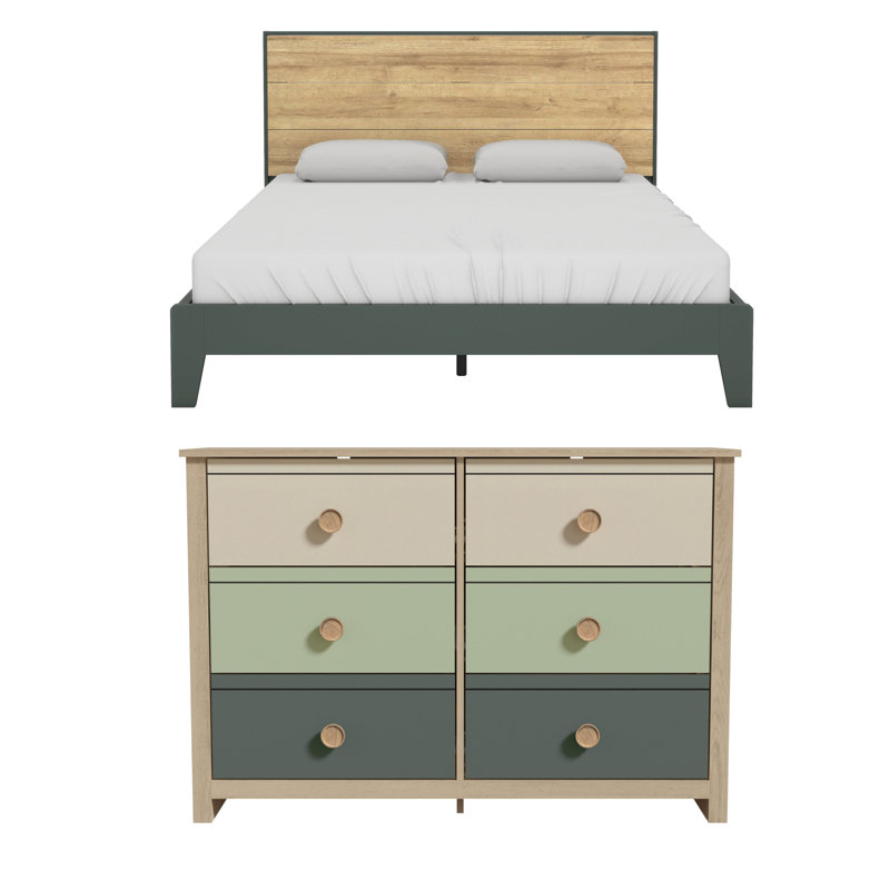 Patton Transitional 2 Piece Bedroom Set