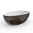 67 Inch Freestanding Solid Surface Soaking Bathtub For Bathroom