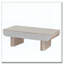 Table basse avec plateau en bois gris-1658366194