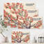 Fleurs rouges sur l'arbre en fleurs I - Peinture sur toile-59761363-59761365