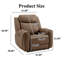 Demi-fauteuil inclinable électrique moderne en cuir, fauteuil inclinable réglable pour le salon-798799910-798913213