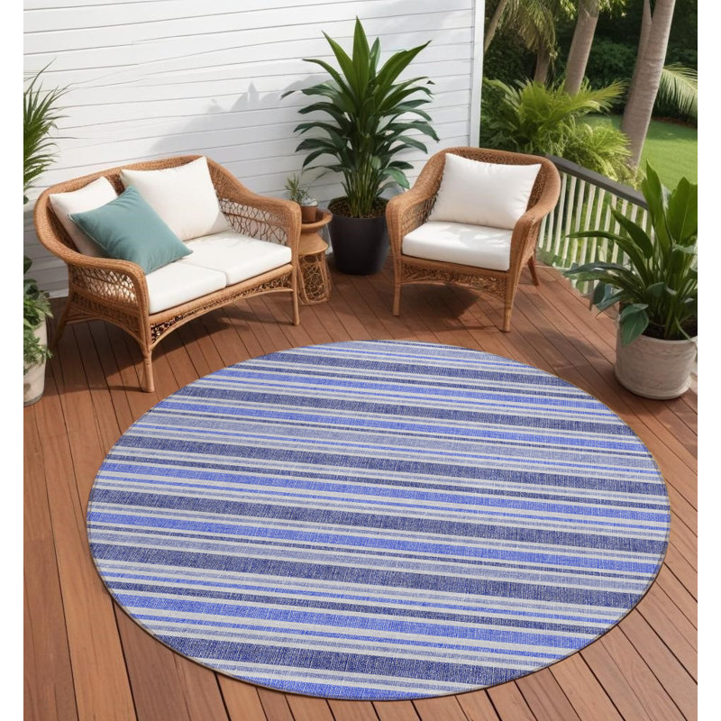 Tapis d'intérieur rond 8 po