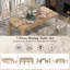 Solid Wood Top Dining Set