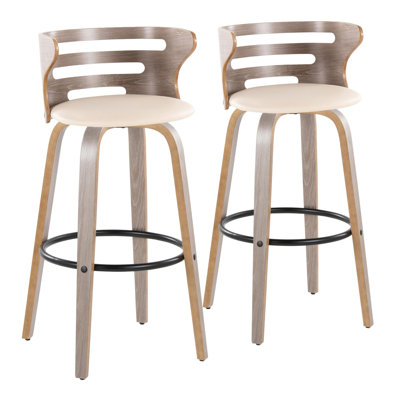 Swivel Upholstered Counter Stool