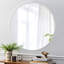 Miroir mural moderne à cadre rond-88291204-88045799