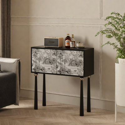Modern Minimalist Style Accent Cabinet
