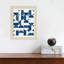 Bauhaus Inspired Geometric 1 N Blue And Teal by The Creative Bunch Studio-184243422-184243419
