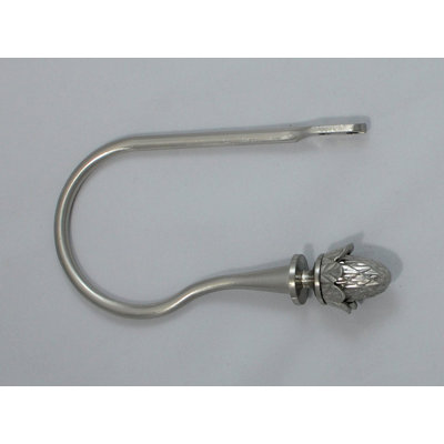 Retenue de rideau de fenêtre Topher Zinc Acorn