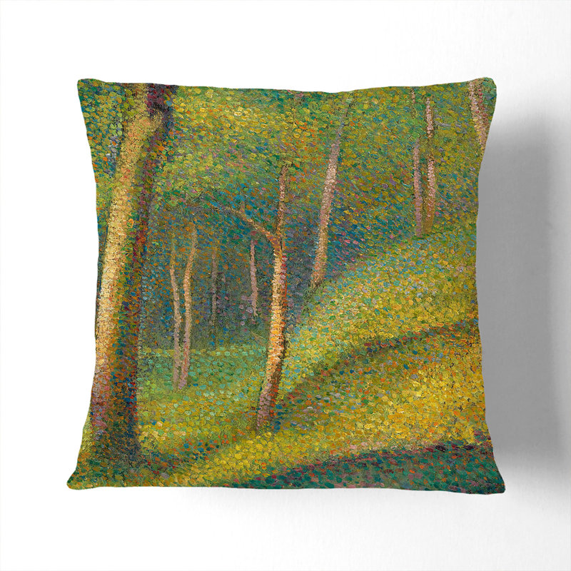 Woodland Forest Square Throw Cushion, 55cm H x 55cm W x 20cm D