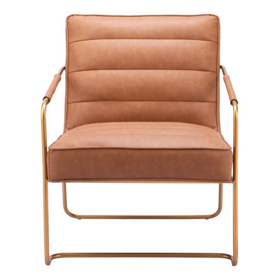 Faux Leather Armchair
