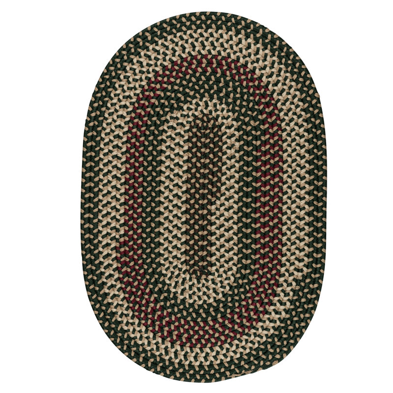 Tallassee Geometric Indoor / Outdoor Rug, Oval 2' x 3'
