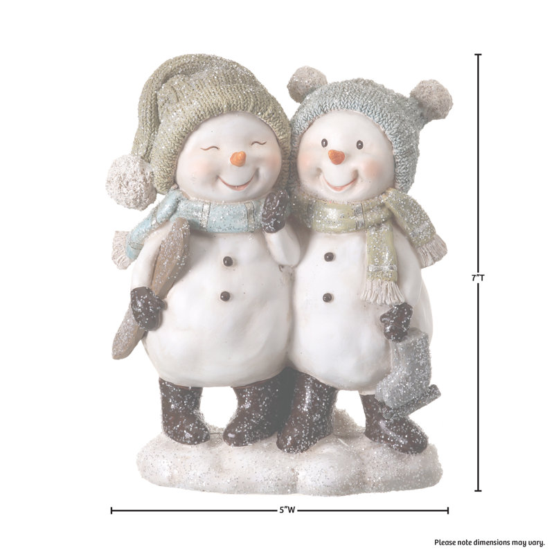 Couple de bonhomme de neige Ice Garden