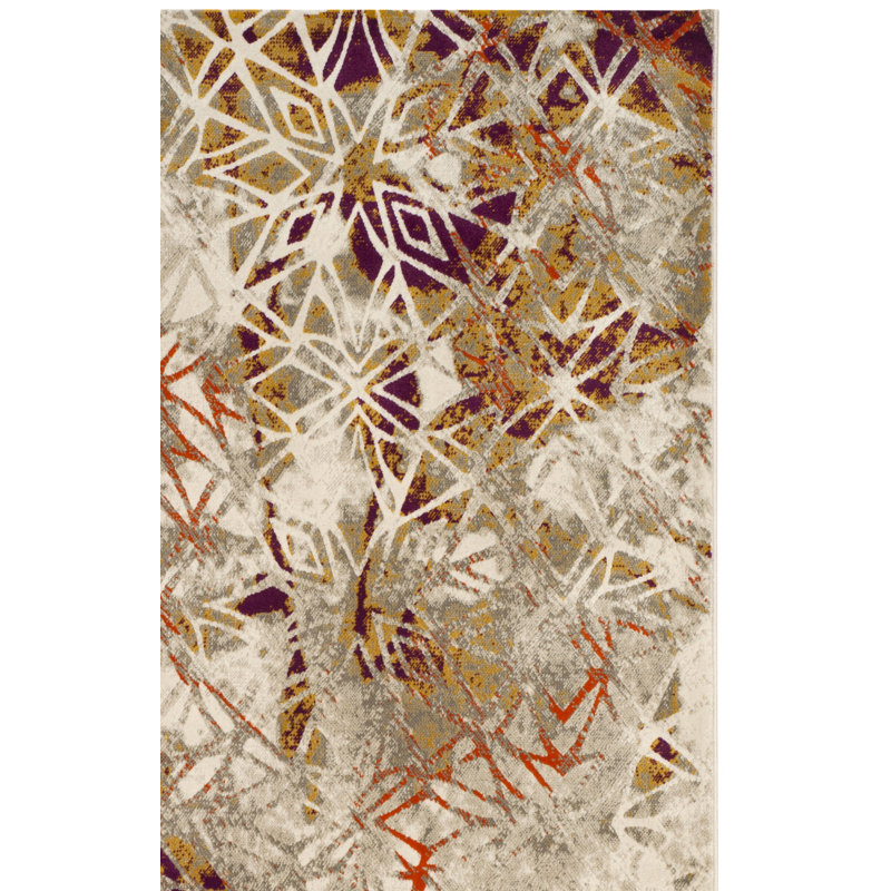 Shroyer Porcello Performance Geometric Rug, Square 6'7"