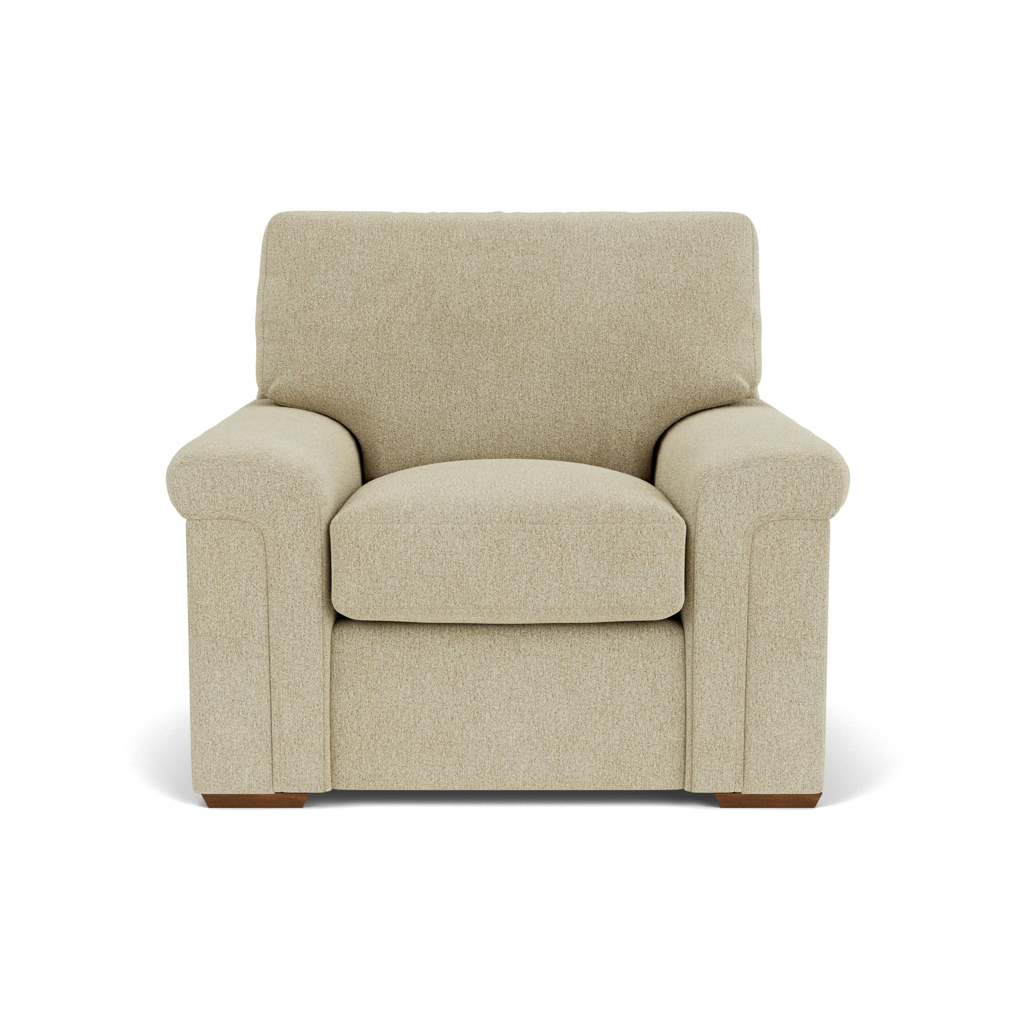 Upholstered Chair And A Half, Antique Polypropylene/Olefin