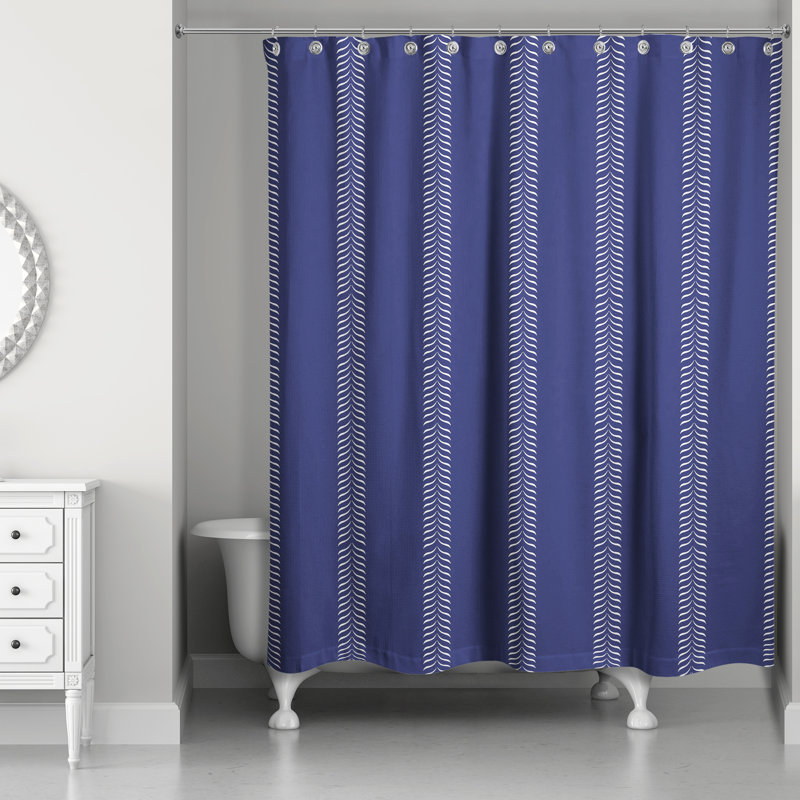 Kouture Shower Curtain, Navy