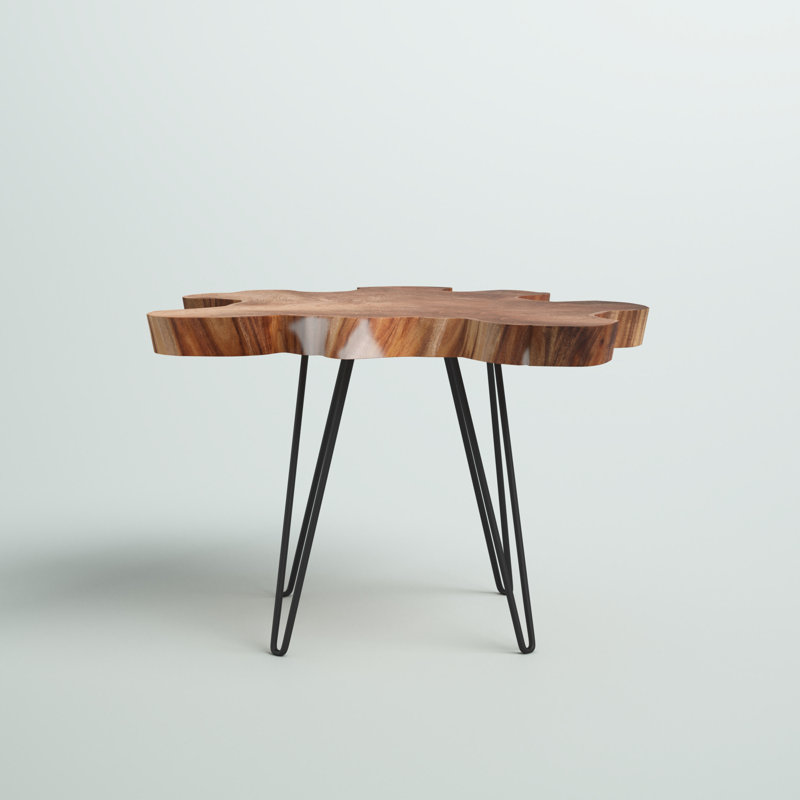 Solid Wood Top Coffee Table
