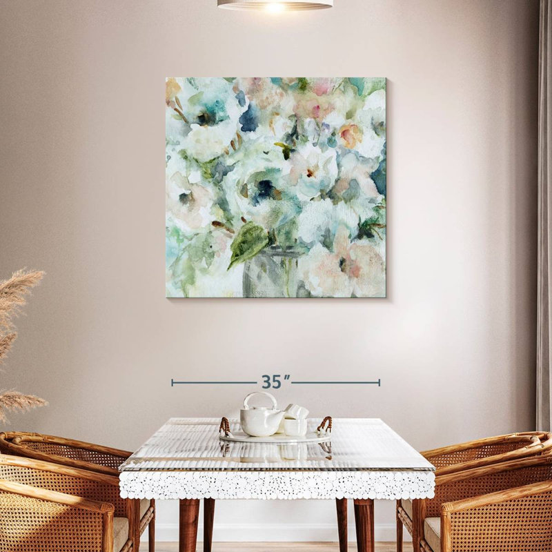 Blooming Softly, 36" H x 36" W