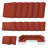 Outdoor 5" Replacement Cushion Set Seat/Back Cushions (Set Of 6 Cushions, 6 Backrests, 2 Corner Cushions)-Cushion Set Only-1650688625