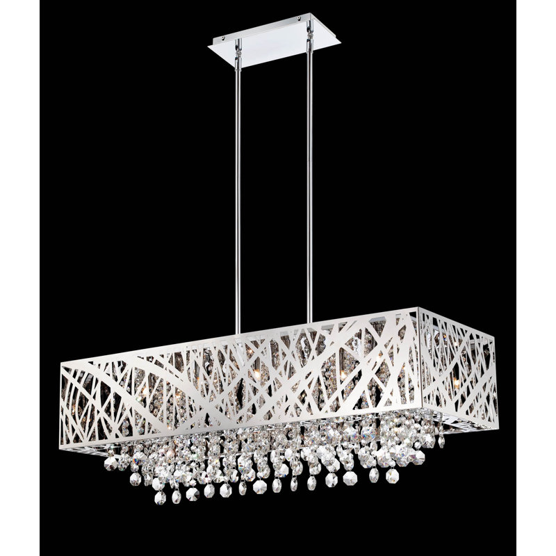 Doby 10 - Light Kitchen Island Pendant, Chrome