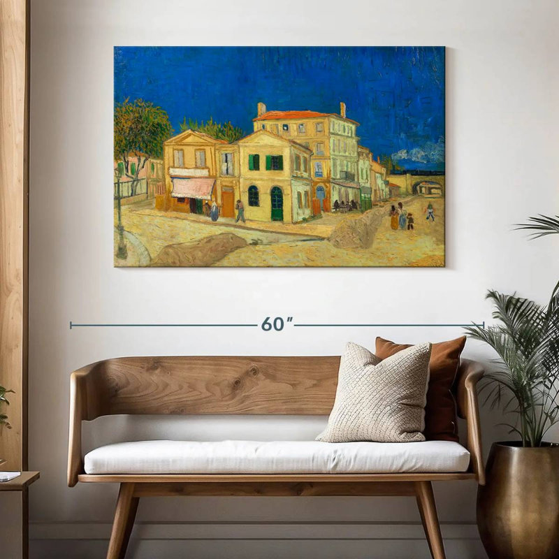 Sirci, la maison jaune, H 32 po x l 48 po