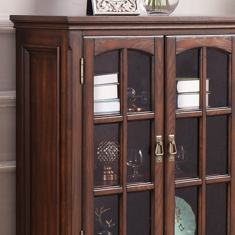 Armoire de rangement simple, Noyer