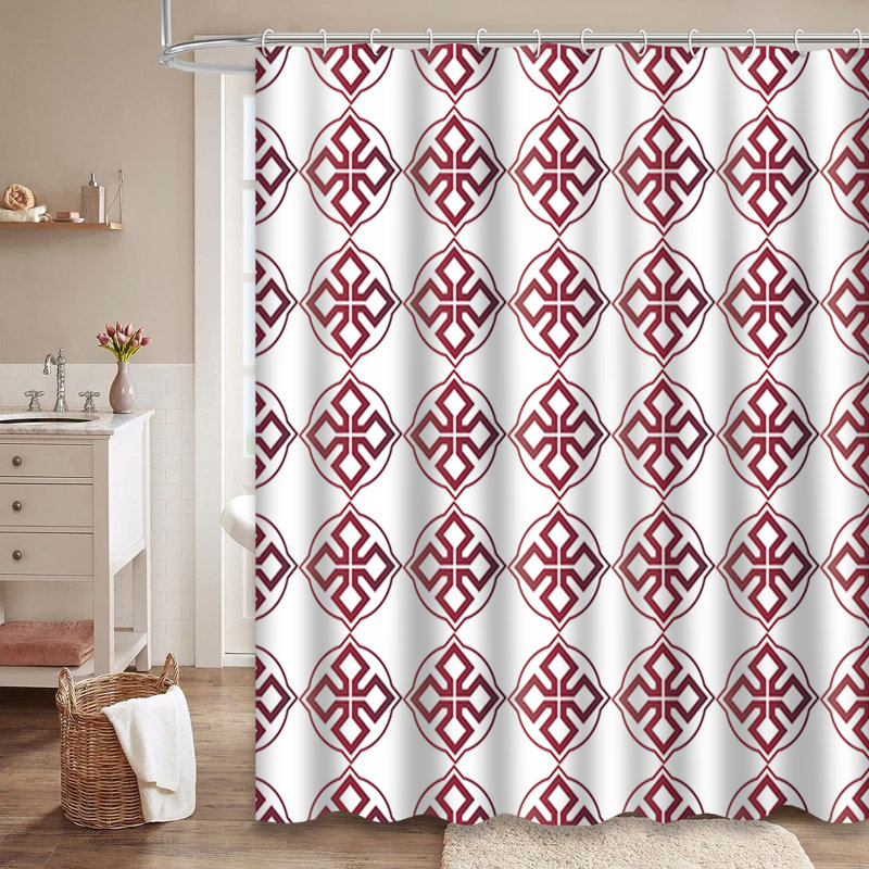 Rideau de douche Celtic Art Deco, L 72 po x l 72 po