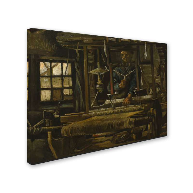 Vault W Artwork " A Weavers Cottage " by Vincent Van Gogh