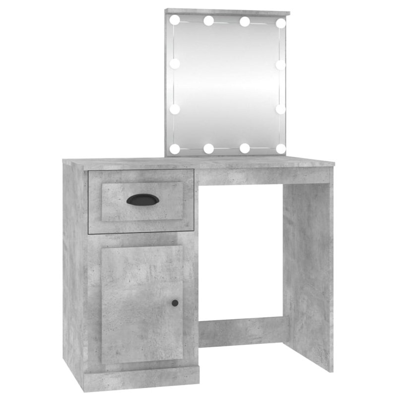 Bellefontaine Dressing Table, Concrete Grey