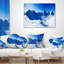 Coussin Blue Winter Mountains-30426039-89152069