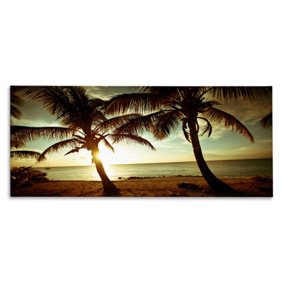 Sunlit Palm Trees Canvas Wall Art by Susan Bryant -  Bay Isle Home™, AB0D0120F3754863BF79E24A375E8916
