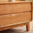 Simple rectangular solid wood coffee table