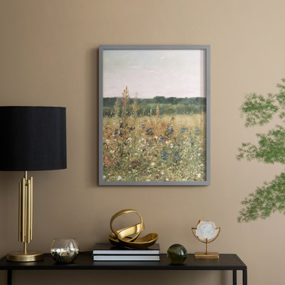 «Vintage Landscape XCI», reproduction encadrée - bois massif