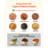 Oil Press Machine, 11 LBS/H Capacity, 1250W Oil Extractor Machine, Automatic Electric Oil Maker for Home Commercial Use, 122℉–572℉ Hot & Cold Pressing for Peanuts Sesames Soybeans Almonds