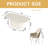 62.99" Modern Oval Cream White Dining Table Set with 6 Chairs for Kitchen, Bar, Living Room-1839975303-1839975306