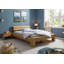 Solid Wood Bed Stockholm Wild Oak-1950658373