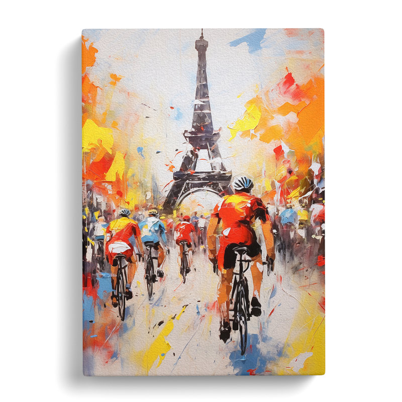 Tour De France Gestural - Print, 60cm H x 40cm W x 3cm D